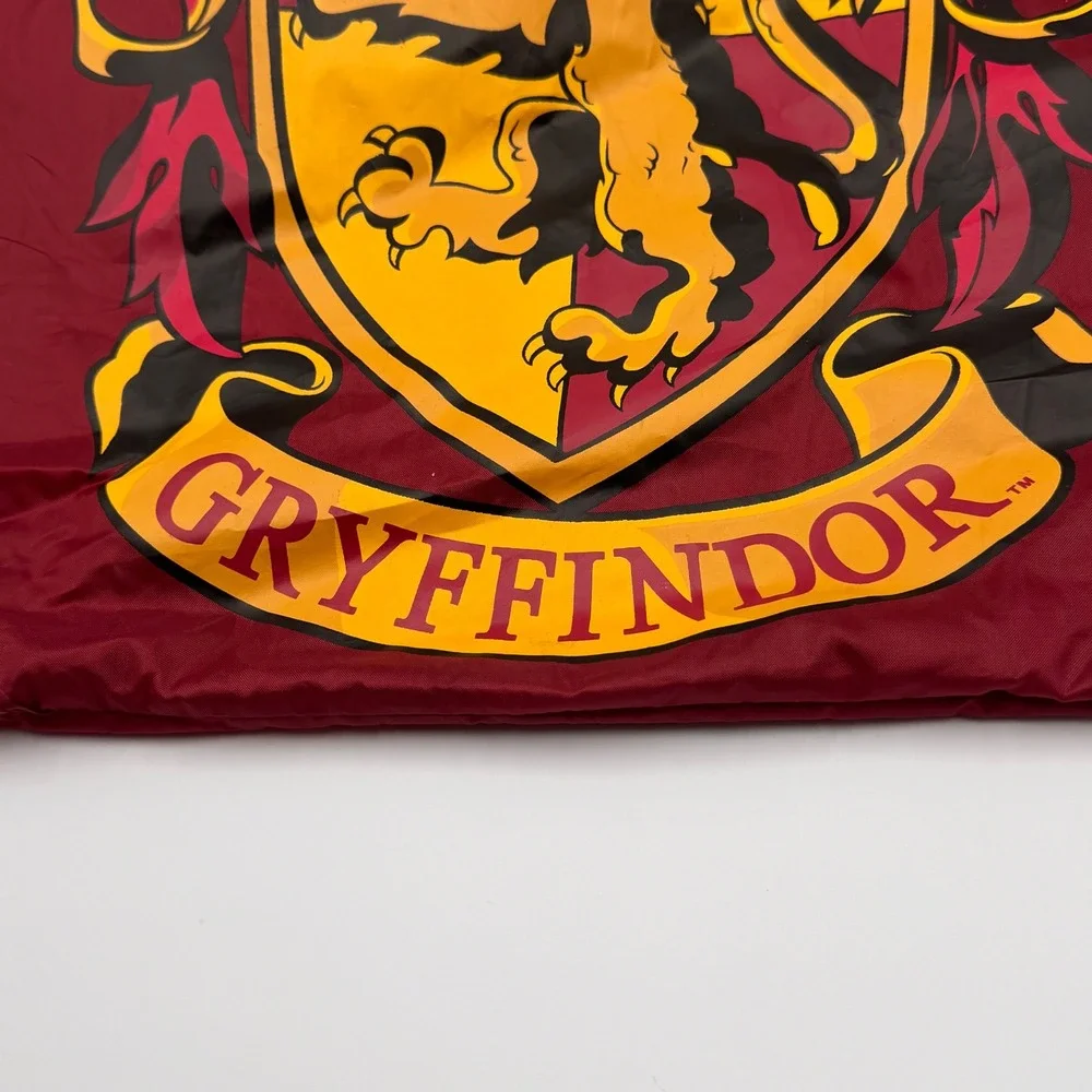 Universal Studios Harry Potter Mascot Gryffindor Maroon Drawstring Backpack Bag